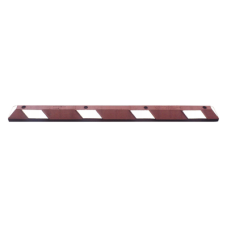 Tope para Estacionamiento 1.83 m, en Color Rojo con Cinta Reflejante Color Blanco Tope para Estacionamiento 1.83 m, en Color Rojo con Cinta Reflejante Color Blanco