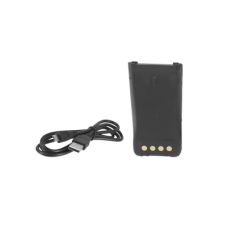 Batería con cargador USB integrado de Li-Ion 2000MAH  con clip para radio HYT PD782 para cargarla como celular