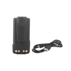 Batería con cargador USB integrado de Li-Ion 2600MAH  con clip  para radios XPR3300/3500