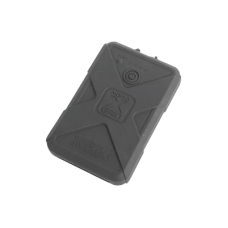 Batería de respaldo Li-Ion 6000 mAh con cubierta plástica protectora y salida USB para cargar dispositivos inalámbricos