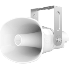 Altavoz Bocina SIP/Multicast Bidireccional / 50W Alta Potencia / IP66 Exterior / 3 Micrófonos con IA / PoE++ / 126 dBA Máximo