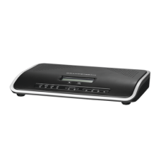 Conmutador IP-PBX de 4 puertos FXO + 2 FXS, 45 llamadas concurrentes, 500 usuarios y doble puerto Gigabit