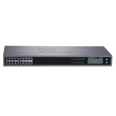 Gateway VoIP GrandStream ATA de 16 puertos FXS + 1 puerto TELCO de 50 pins, p/montaje en rack Gateway VoIP GrandStream ATA de 16 puertos FXS + 1 puerto TELCO de 50 pins, p/montaje en rack