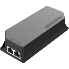 PoE Injector Grandstream 15W MultiGigabit / Compatible con IEEE 802.3af / 1x 2.5Gbps RJ45 LAN IN / 1x 2.5Gbps RJ45 LAN OUT con PoE 15.5W / 100~240VAC / 54VDC / Plug-and-Play / FCC, CE, RCM, IC