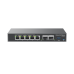 4 en 1: Firewall Nueva Generación, Router, IP PBX (24 usuarios / 8 llamadas), Switch Gigabit de 5 Puertos (4 PoE) y 2 Puertos SFP 2.5 Gigabit