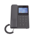 Teléfono IP WiFi Hotelero con pantalla LCD a color, 2 líneas SIP con 2 cuentas, codec Opus, IPV4/IPV6, color negro, con gestión en la nube GDMS
