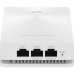 Punto de acceso Wi-Fi 6 802.11ax de pared, MU-MIMO 2x2:2 (2.4G) y 3x3:2 (5G), Throughput inalámbrico de 3 Gbps y 4 puertos Gigabit cableados
