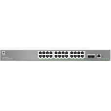 Switch Empresarial Administrable Capa 2++ / Serie GWN7800 Pro / 24 Puertos Gigabit Ethernet / 2 SFP+ / Switching 88 Gbps / VLAN 4K / QoS Avanzado / GDMS Cloud
