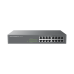Switch PoE+ 16 Puertos Gigabit No Administrable / 8 puertos 10/100/1000 Mbps / 8 puertos PoE+ / hasta 145W