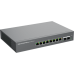 Switch L2 Lite Administrable de 10 Puertos / 8 Puertos Ethernet 2.5 Gigabits / 2 Puertos SFP+ 10 Gigabits / PoE+ 802.3af/at / VLAN 802.1Q / QoS / IGMP Snooping / Montaje en Escritorio o Pared