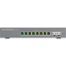 Switch L2 Lite Administrable de 10 Puertos / 8 Puertos Ethernet 2.5 Gigabits / 2 Puertos SFP+ 10 Gigabits / PoE+ 802.3af/at / VLAN 802.1Q / QoS / IGMP Snooping / Montaje en Escritorio o Pared