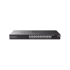 Switch Gigabit PoE+ Administrable / 24 puertos 10/100/1000 Mbps + 4 Puertos SFP Uplink / Hasta 360W / Compatible con GWN Cloud.