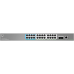Switch de Red Empresarial L2++ / Serie GWN7800 Pro / 24 Puertos Gigabit PoE 400W / 2 SFP+ / Gestión Cloud GDMS / VLAN 4K / QoS Avanzado / Seguridad Integral