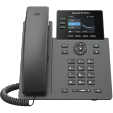 Teléfono IP Grado Operador / 3 Líneas / 12 Botones Virtuales Multiuso / Pantalla LCD 2.8 Pulgadas / Puertos Gigabit con PoE / Audio HD / Compatible con GDMS