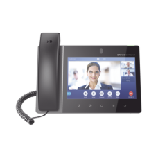 Video teléfono IP  empresarial Android con pantalla táctil (1280x800) hasta 16 líneas y 16 cuentas SIP