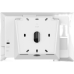 Estación de Intercomunicación SIP con Wi-Fi 6, Bluetooth y Control Total para Agendamiento de Salas y Edificios Inteligentes (Color Blanco)