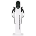 Estación de Carga para Vehículos Eléctricos / Tipo Pedestal / Doble Conector Tipo 1 (SAE J1772) / 48 A / 11.5 kW por Puerto / Pantalla LCD 4.3 in (10.9 cm) / RFID / Protección IP54 / Chasis SGCC Galvanizado
