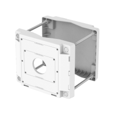 Soporte de Poste / Montura de Aluminio / Color Blanco / Carga Máxima 40 kg / Certificaciones FCC-CE-EAC-UL