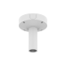 Base de Montaje para Techo SBP-180CMB / Aluminio / Color Blanco RAL9003 / Diámetro 180 mm / Peso 970 g / Tornillo TR30 / Orificio Conduit 19.1 mm / Compatible con Múltiples Modelos Hanwha
