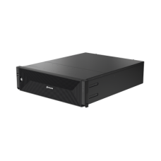 NVR de 64 canales /  Hasta 32 MP / H.265 & Wisestream / Procesamiento 400 Mbps / 3 Puertos de Red / Raid 5-6 / 16 bahias para disco duro (no incluidos)