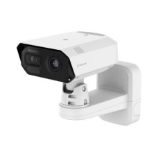 Cámara IP Bullet Termica Bi-Spectral / Lente Visible 8MP / Vision Térmica 640x480p Lente 9.1mm@8FPS / H.265 & WiseStream / IP67 / NEMA4X / Termografia para uso industrial -20°C a 130°C