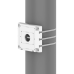 Soporte de Poste / Montura de Aluminio / Color Blanco / Carga Máxima 40 kg / Certificaciones FCC-CE-EAC-UL