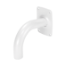 Montaje de pared color blanco tipo cuello de ganzo para camaras tipo domo, Multisensor y PTZ Hanwha.