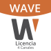 Licencia Wisenet Wave Para 4 Canales  de Grabador Hanwha 