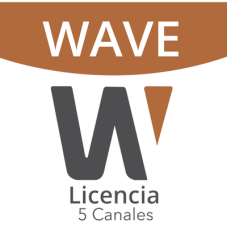 Licencia de 5 Canales de Wisenet Wave Profesional