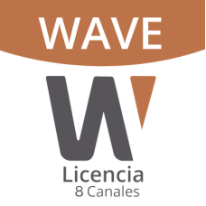 Licencia de 8 Canal de Wisenet Wave Profesional