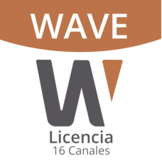 Licencia de 16 Canales de Grabación Wisenet Wave Profesional