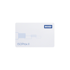 Tarjeta de Proximidad ISOProx II HID  (Delgada) (1386LGGMV) Perforada Verticalmente / Garantía de por Vida / 1586/ 1386