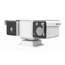 Mini Punta de Poste IP Dual / Térmica 25 mm (384 X 288) + Óptico 32X (4 Megapixel) / 800 mts IR / IP66 / Detección de Temperatura / microSD Mini Punta de Poste IP Dual / Térmica 25 mm (384 X 288) + Óptico 32X (4 Megapixel) / 800 mts IR / IP66 / Detección de Temperatura / microSD