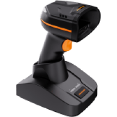 Lector de Códigos Inalámbrico / 1D y 2D / Bluetooth 5.0 / 1280×1024 CMOS / 3-4 mil Precisión / 100 m Alcance / IP52 / Batería 3150 mAh / 13 Horas Autonomía / Base Inteligente