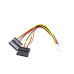 Cable Doble de Corriente SATA / Compatible con DVR´s epcom y HIKVISION / 15 cm de Longitud