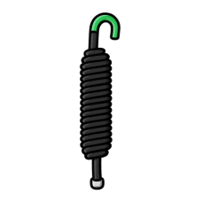 Resorte VERDE para Barreras Vehiculares Hikvision DS-TMG520