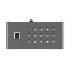 Módulo de Teclado y Huella Digital para Frente de Calle IP DS-KD9633-WBE6/ Conexión USB-C / 15 Botones / IP65 / IK07