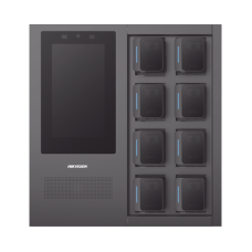 Estación de Carga y Respaldo de Información para Bodycam HIKVISION / Acceso por Reconocimiento Facial / Incluye 1 HDD de 2 TB