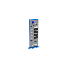 Pantalla Principal de Guía de Estacionamiento / 4 Módulos / Mensaje de Bienvenida / Uso con Aplicación de Guía de Estacionamiento