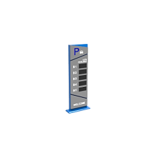 Pantalla Principal de Guía de Estacionamiento / 5 Módulos / Mensaje de Bienvenida / Uso con Aplicación de Guía de Estacionamiento
