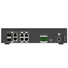 Terminal Server para Tráfico Inteligente / 8 Canales Hasta 20MP / 8TB HDD / 4 Puertos Ethernet 100M + 2 Puertos Gigabit / Exterior IP67 / Protocolos H.264-H.265 / Gestión de Tráfico y Video