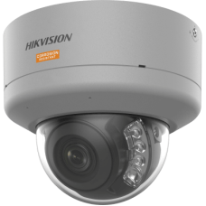 [Dual Light + ColorVu] Domo IP 4 Megapixel / Lente 2.8 mm / Polimero Anticorrosivo (Ideal para Zonas Costeras o Alta Salinidad) / 40 Mts IR + 40 Mts Luz Blanca / 2 Micrófonos Integrados / WDR 130 dB / IP68 / IK10