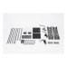 Kit de Refacciones/Accesorios para Paneles LED Hikvision de Renta 3.9mm / Compatible con Paneles de 500 mm x 500 mm