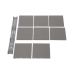 Kit de Refacciones/Accesorios para Paneles LED Hikvision de Renta 3.9mm / Compatible con Paneles de 500 mm x 1000 mm