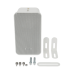 Kit de amplificador con bluetooth | 2 altavoces para pared | Sistema 100V |  2 Canales con Control de volumen Independiente |  Música Ambiental