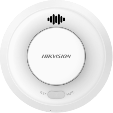 Detector de Humo Interlink con Funcion Hub / Doble Tecnología de Sensor de Luz / Alarma Auditiva 85dB / Batería de Litio 10 Años / Autoverificación / Compatible con Hik-Connect / Interconectable 30 Dispositivos