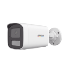 [Dual Light + ColorVu] Bala IP 2 Megapixel / Lente 4 mm / 50 mts IR + 50 mts Luz Blanca / Micrófono Integrado / ACUSENSE Lite / Exterior IP67 / dWDR / PoE / Micro SD
