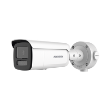 [ PROTECCIÓN ACTIVA ] Bala IP 4 Megapixel / Lente 4 mm / 60 mts IR / Exterior IP67 / Micrófono y Bocina Integrado (Audio de Dos Vías) / DARKFIGHTER / PoE+ / Luz Estroboscopica / ONVIF / Micro SD / 4 Analíticos