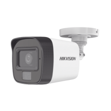 [Dual Light + ColorVu] Bala TURBOHD 2 Megapixel (1080p) / Lente 2.8 mm / 30 mts IR EXIR + 20 mts Luz Blanca / Micrófono Integrado / Gran Angular 101° / Exterior IP67 / 4 Tecnologías