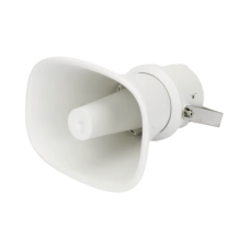 Altavoz Tipo Trompeta | 5 Watts - 30 Watts | Color Blanca | 100 V / 70 V | Material ABS | IP65 | Requiere amplificador Altavoz Tipo Trompeta | 5 Watts - 30 Watts | Color Blanca | 100 V / 70 V | Material ABS | IP65 | Requiere amplificador